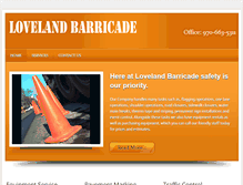 Tablet Screenshot of lovelandbarricade.com